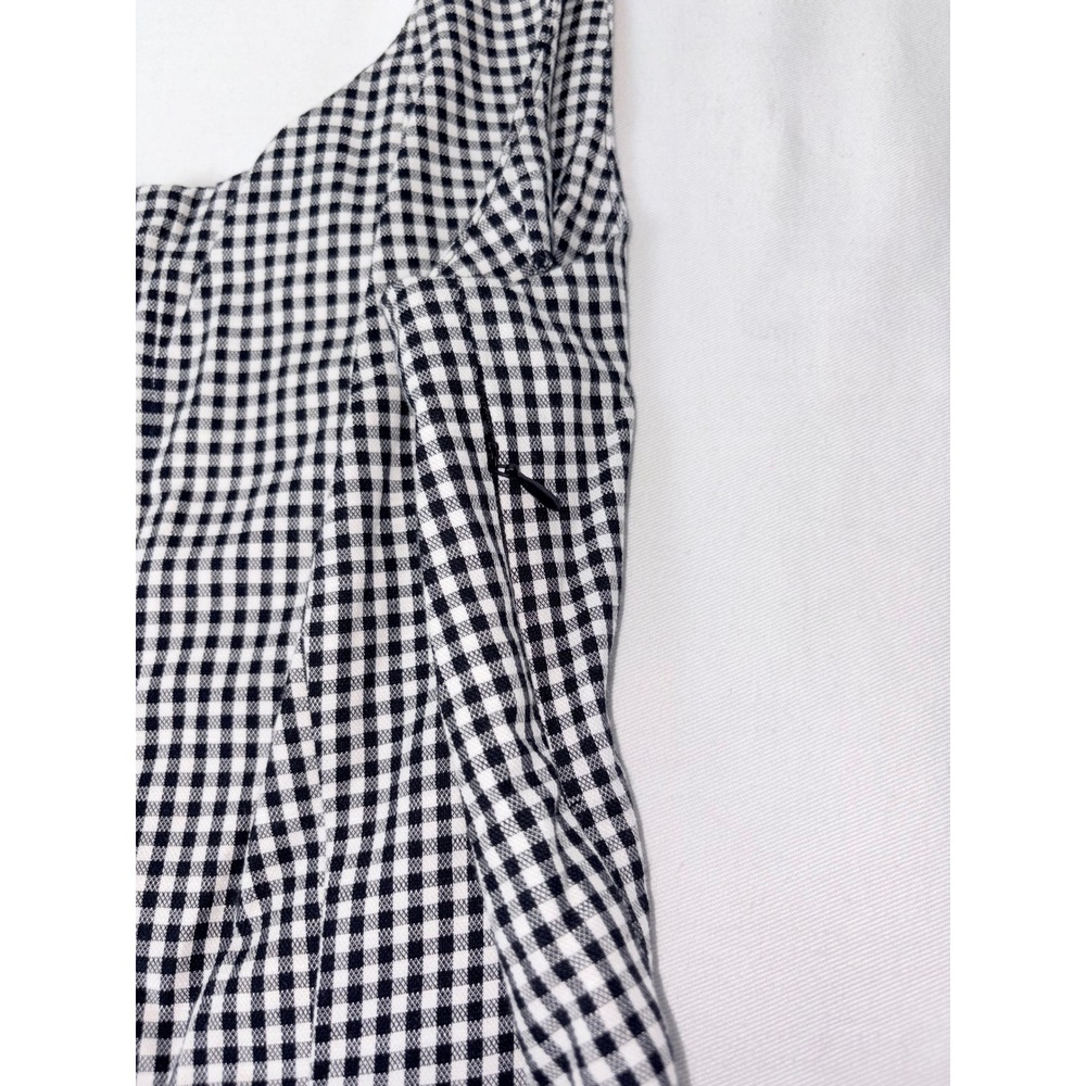Universal thread Target Black White Gingham Midi … - image 7